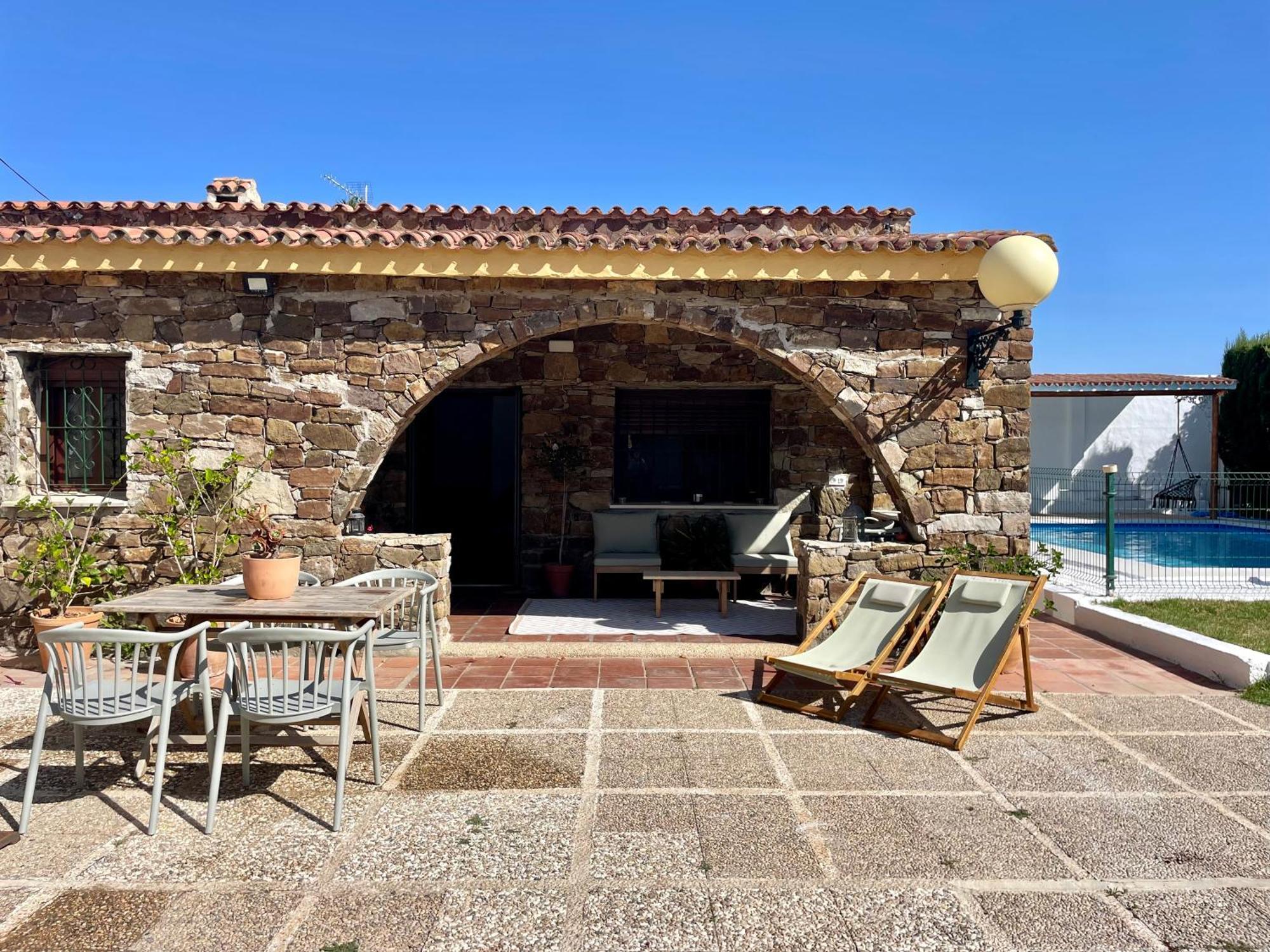 Chalet Con Piscina Privada En Bolonia Тарифа Экстерьер фото